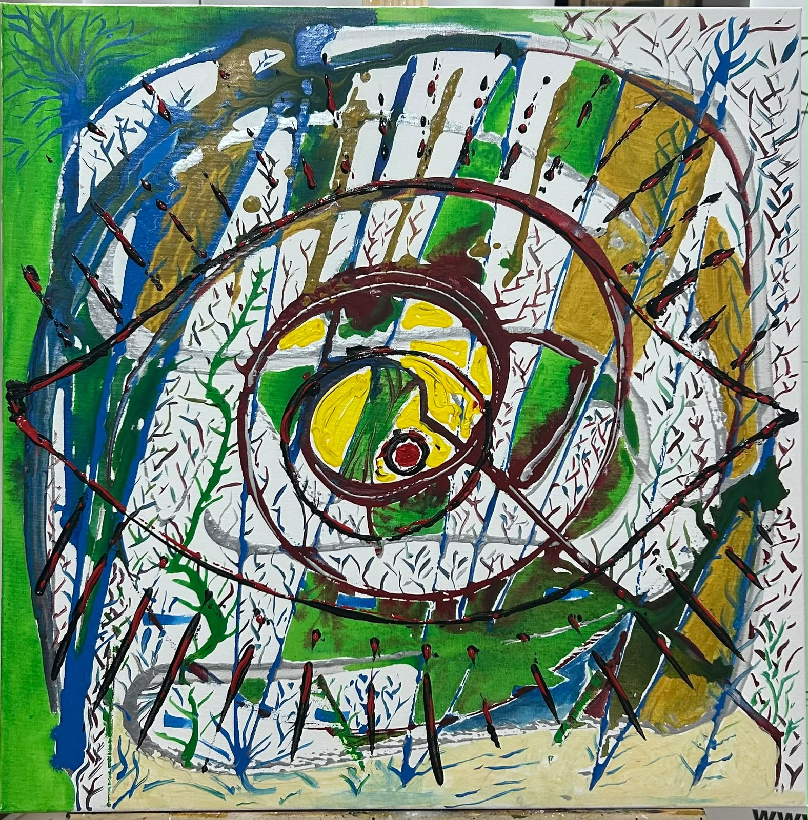 Marcello Castagna square painting 11
