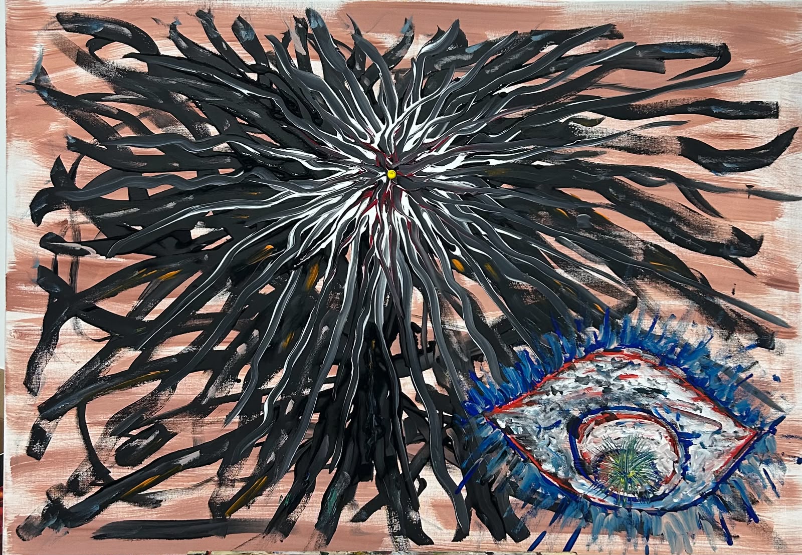 Marcello Castagna featured abstract painting