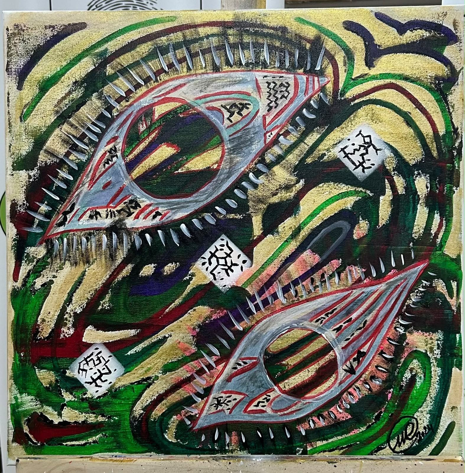 Marcello Castagna square painting 08